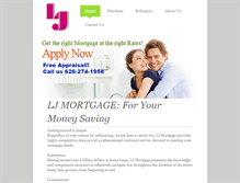 Tablet Screenshot of lj-mortgage.com